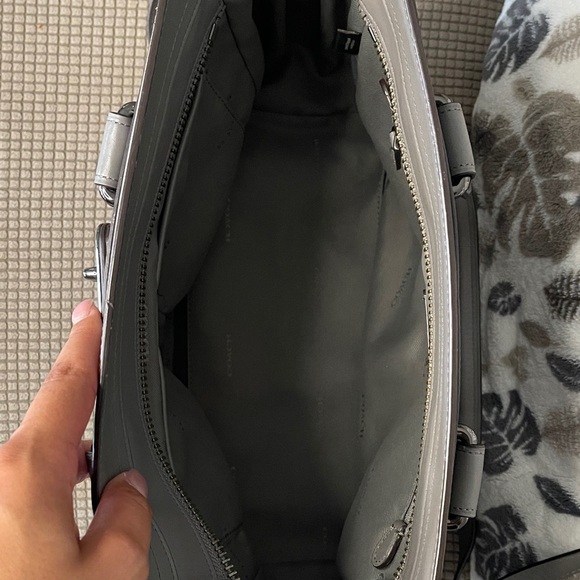 Coach Swagger Gray Leather Satchel with Gunmetal 2 hang tags  No: J1821-34408 - Picture 11 of 13